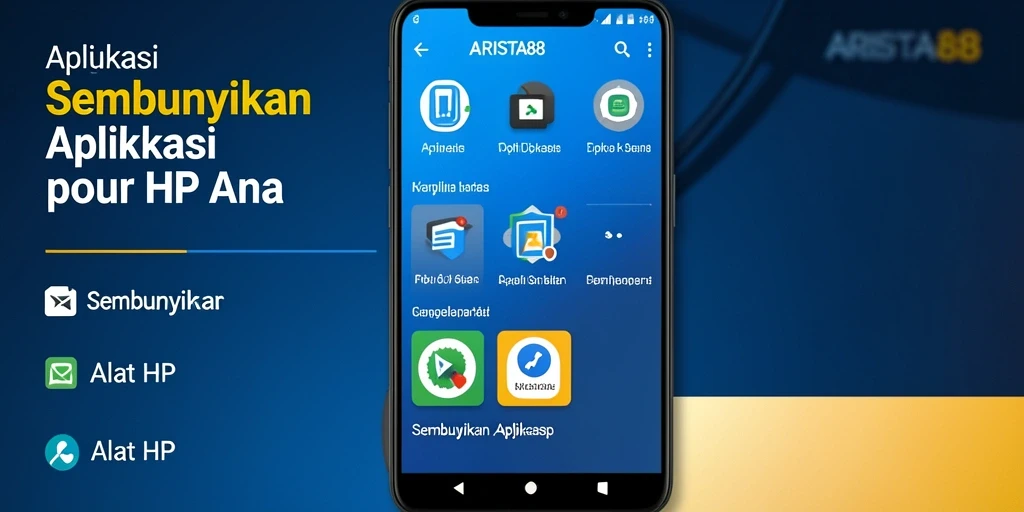 Antarmuka ARISTA88 yang sederhana untuk menyembunyikan aplikasi.
