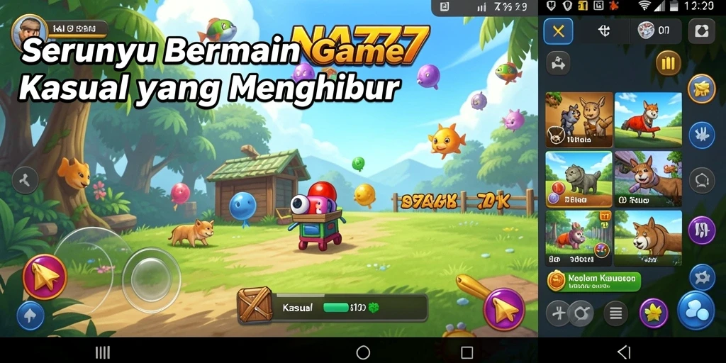 Tampilan antarmuka NA777 yang cerah dan menarik.