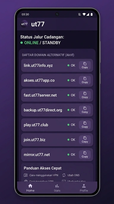 Akses Mudah ke ut77 untuk Pengguna Android