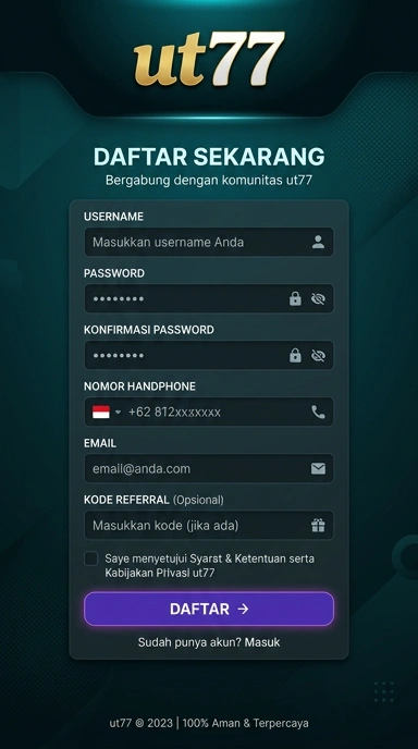 Cara Mudah Buat Akun Baru ut77 untuk Android